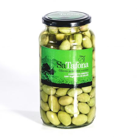 Olives verdes senceres Sa Tafona (550gr)