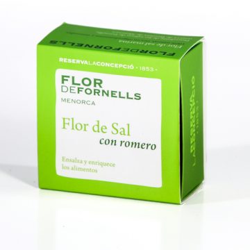 Flor de sal con romero (125gr)