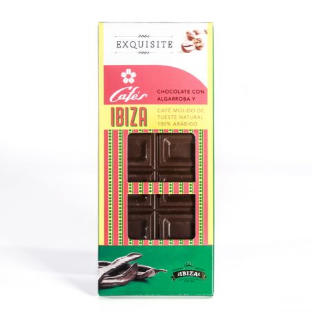 Chocolate con algarroba y café Ibiza (125gr)