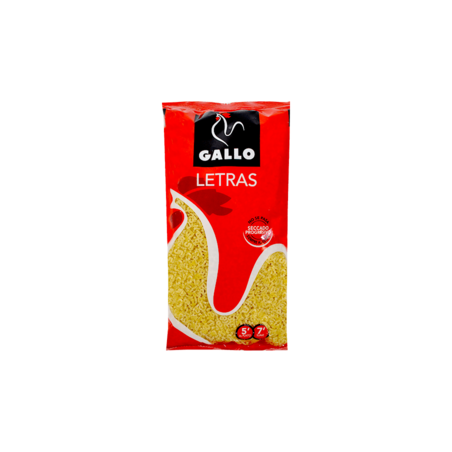 Pasta lletres Gallo (250gr)