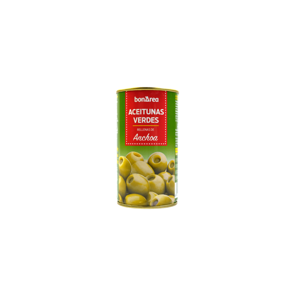 Aceitunas verdes rellenas de anchoa (420gr)