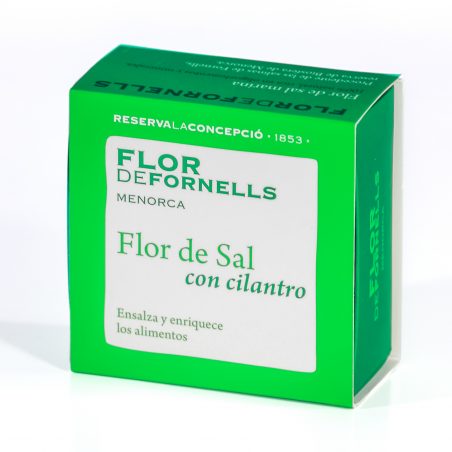 Flor de sal con cilantro (125gr)