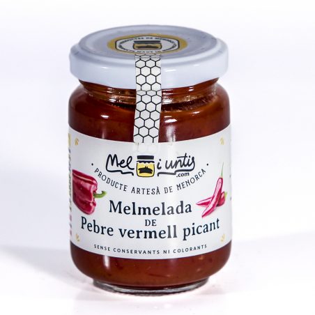 Melmelada pebre vermell picant de Menorca Mel i untis (200gr)
